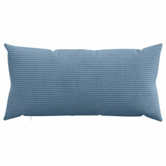 vidaXL Cushion Cover 6 pcs HEERLEN Blue 40 x 80 cm Corduroy 2