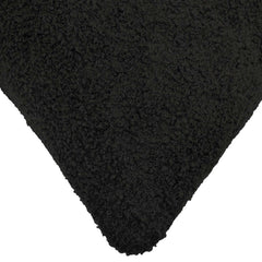 vidaXL Cushion Cover 6 pcs HEERLEN Black 40 x 80 cm Bouclé 4