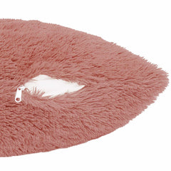 vidaXL Cushion Cover 6 pcs HEERLEN Pink 40 x 80 cm PV Fleece 6