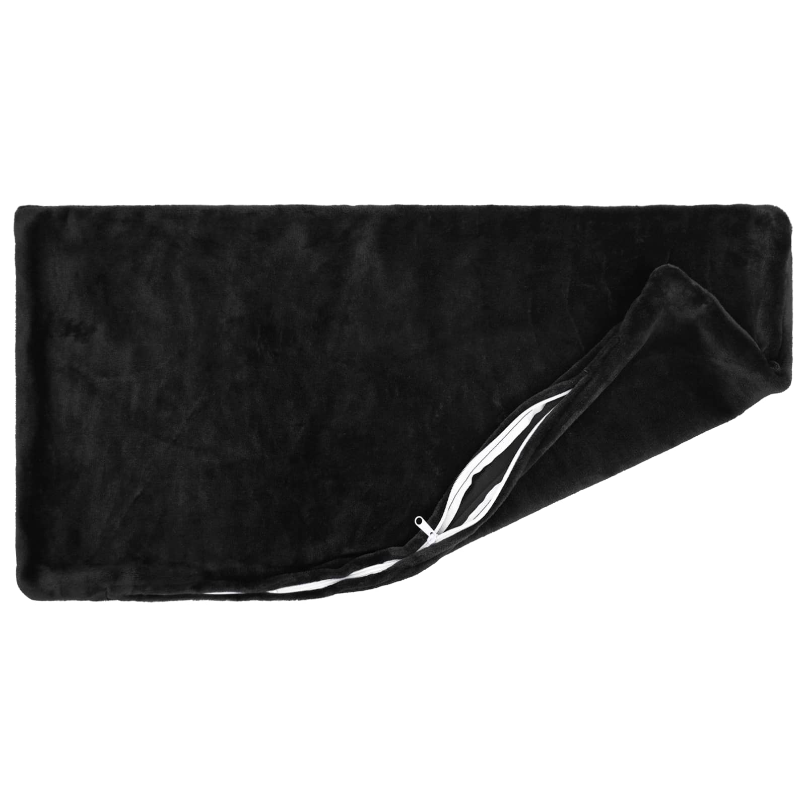 vidaXL Cushion Cover 6 pcs HEERLEN Black 40 x 80 cm Flannel 3
