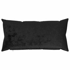 vidaXL Cushion Cover 6 pcs HEERLEN Black 40 x 80 cm Flannel 2