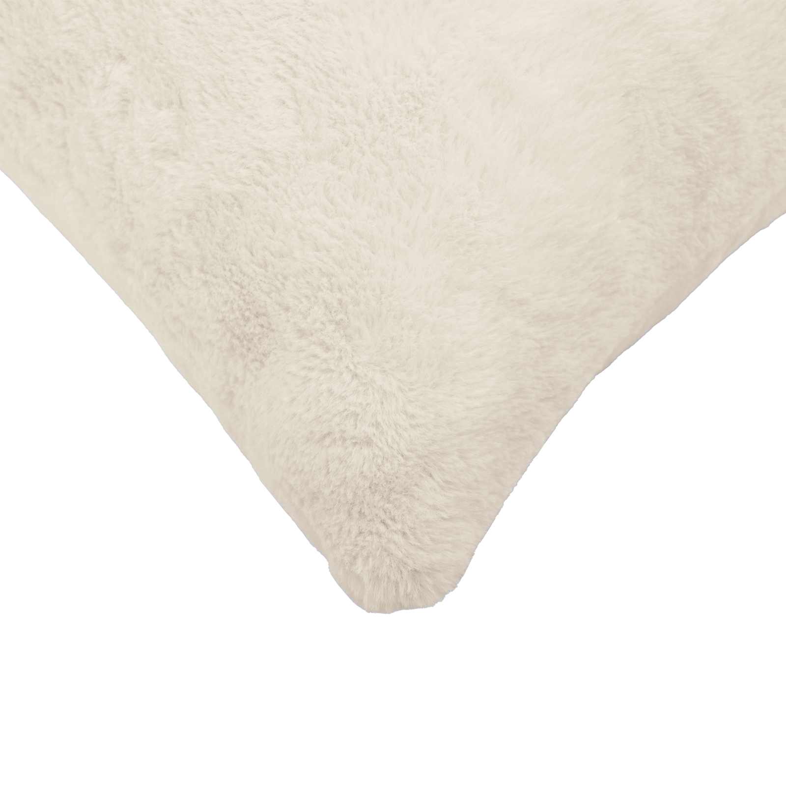 vidaXL Cushion Cover 12 pcs HEERLEN White 40 x 80 cm Faux Rabbit Fur 5