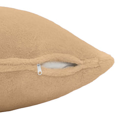 vidaXL Cushion Cover 12 pcs HEERLEN Cream 40 x 80 cm Faux Rabbit Fur 6