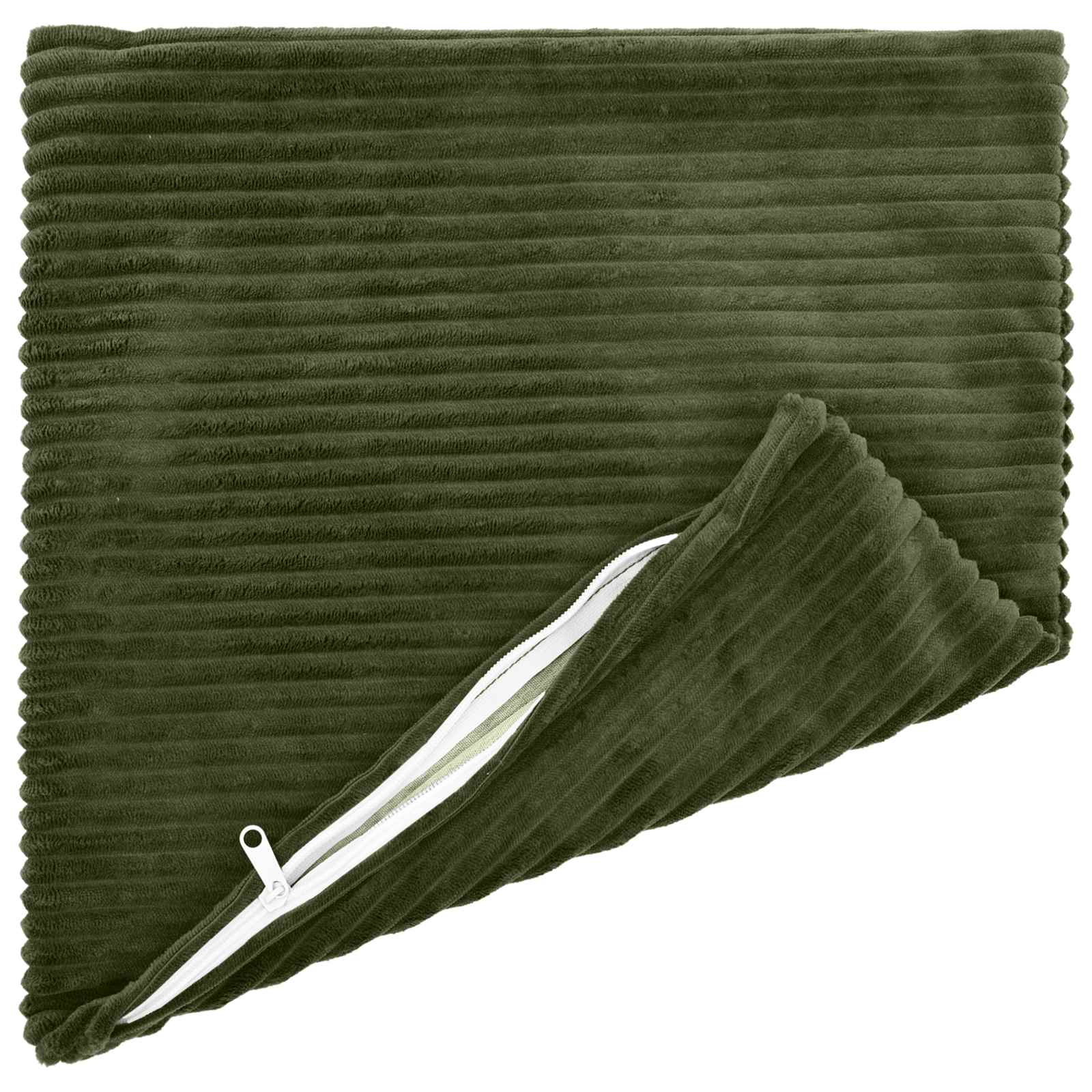 vidaXL Cushion Cover 6 pcs HEERLEN Green 50 x 50 cm Corduroy 3