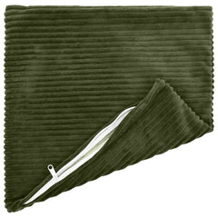 vidaXL Cushion Cover 6 pcs HEERLEN Green 50 x 50 cm Corduroy 3