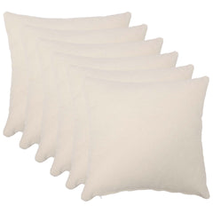 vidaXL Cushion Cover 6 pcs HEERLEN Cream 50 x 50 cm Bouclé 2