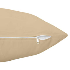 vidaXL Cushion Cover 12 pcs HEERLEN Beige 50 x 50 cm Polyester 6