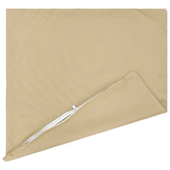 vidaXL Cushion Cover 12 pcs HEERLEN Beige 50 x 50 cm Polyester 4