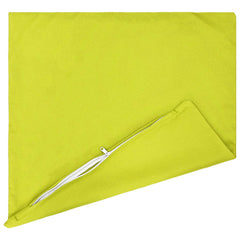 vidaXL Cushion Cover 12 pcs HEERLEN Bright Green 50 x 50 cm Polyester 4