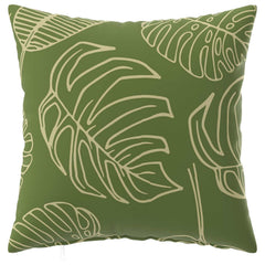 vidaXL Cushion Cover 12 pcs HEERLEN Leaf Design 50 x 50 cm Polyester 3