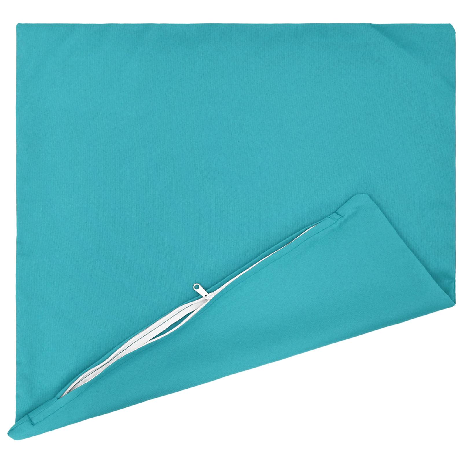 vidaXL Cushion Cover 12 pcs HEERLEN Turquoise 50 x 50 cm Polyester 4