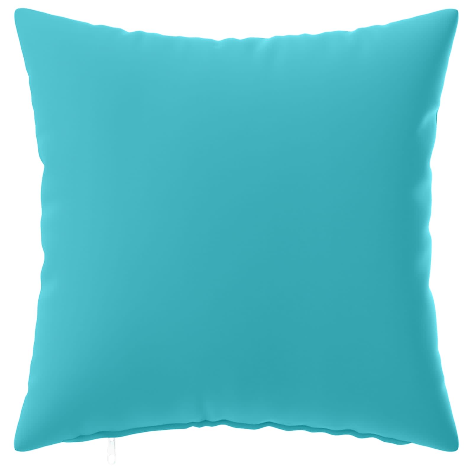 vidaXL Cushion Cover 12 pcs HEERLEN Turquoise 50 x 50 cm Polyester 3