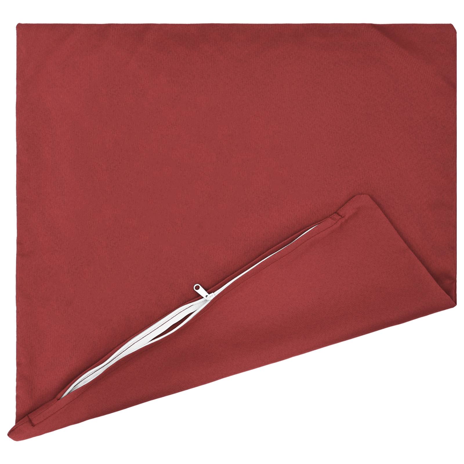 vidaXL Cushion Cover 12 pcs HEERLEN Wine Red 50 x 50 cm Polyester 4