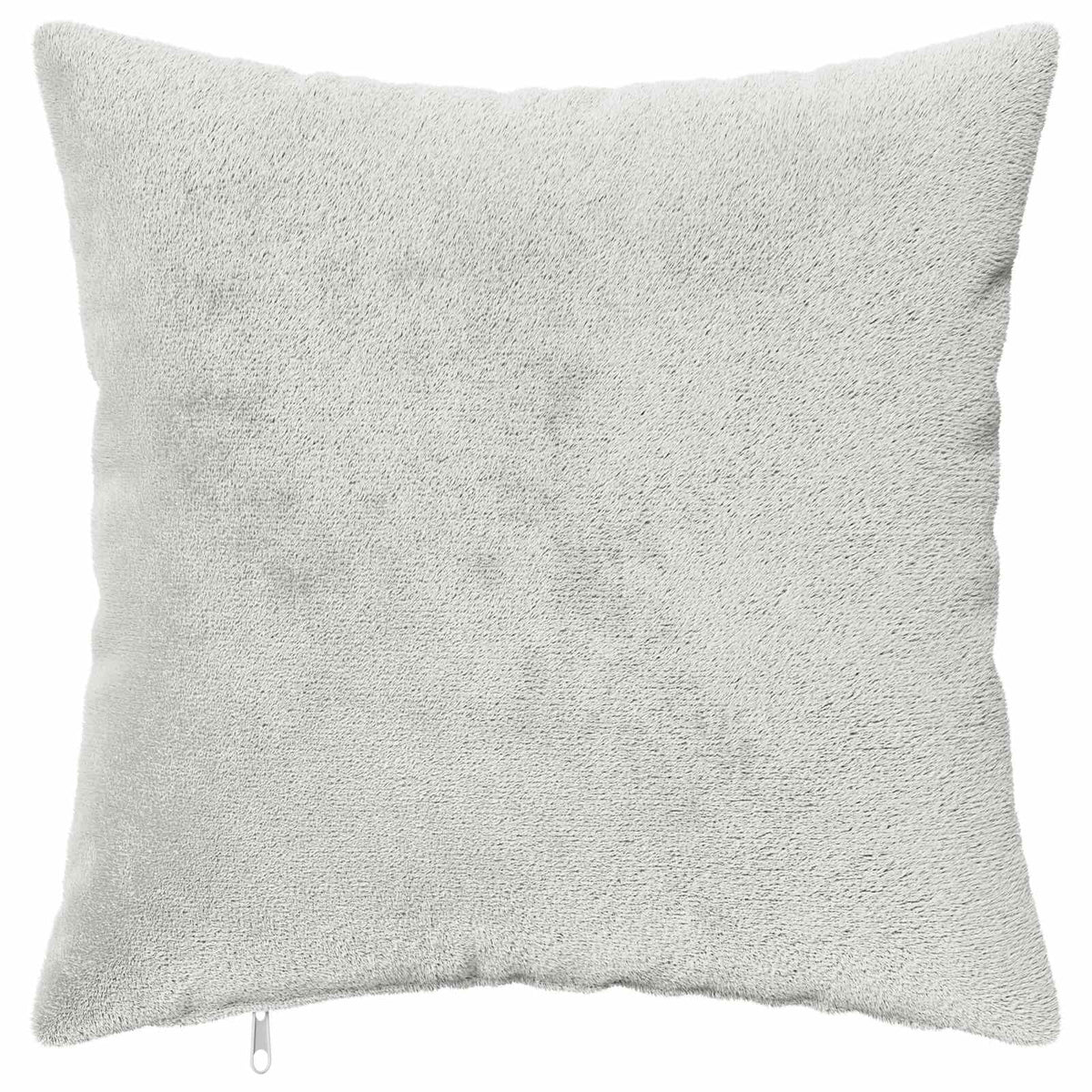 vidaXL Cushion Cover 12 pcs HEERLEN Light Grey 50 x 50 cm Flannel 3