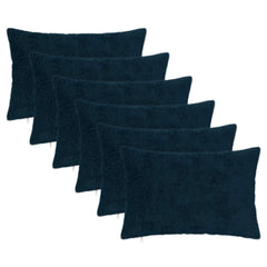 vidaXL Cushion Cover 6 pcs HEERLEN Navy Blue 50 x 70 cm 2