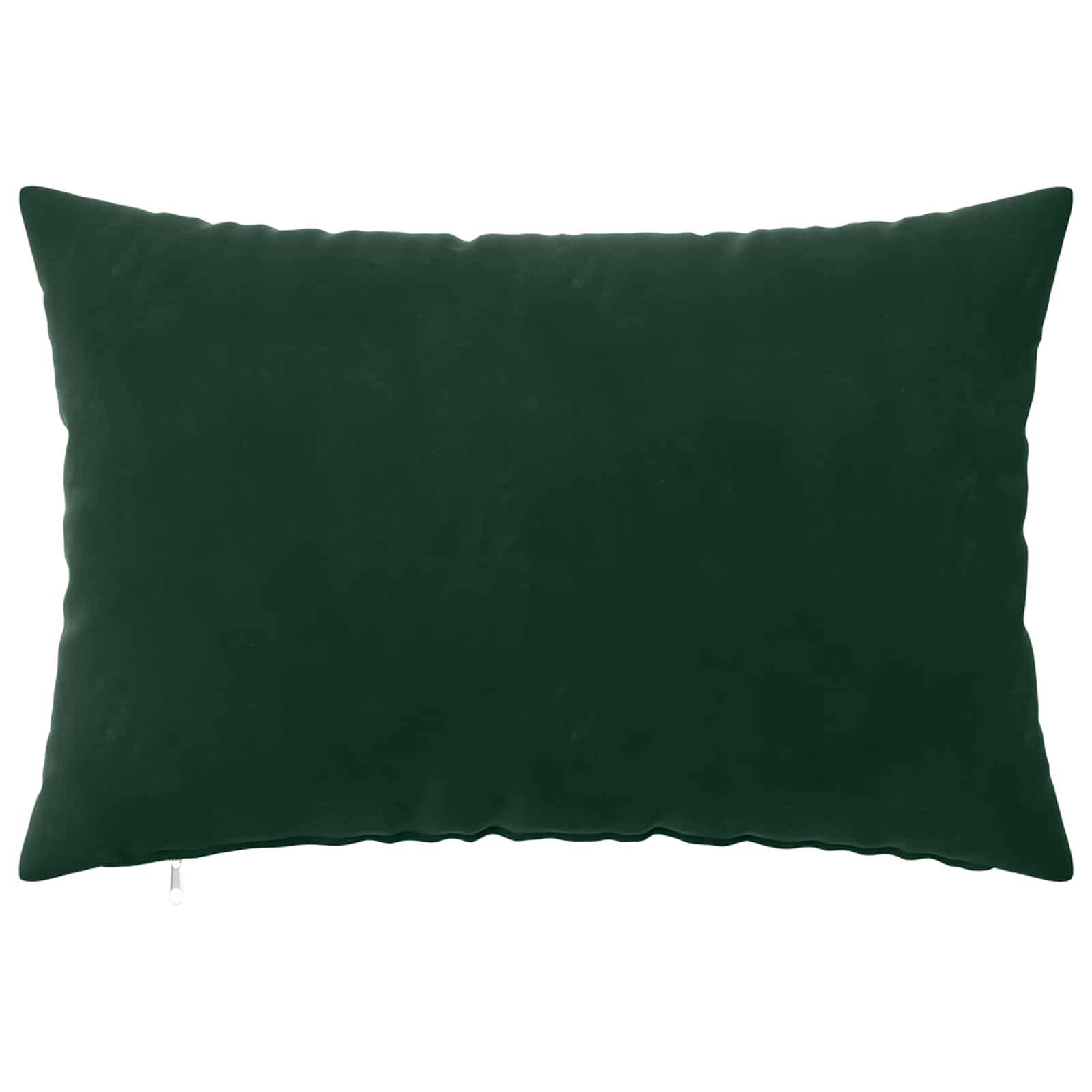 vidaXL Cushion Cover 6 pcs HEERLEN Dark Green 50 x 80 cm Velvet 3