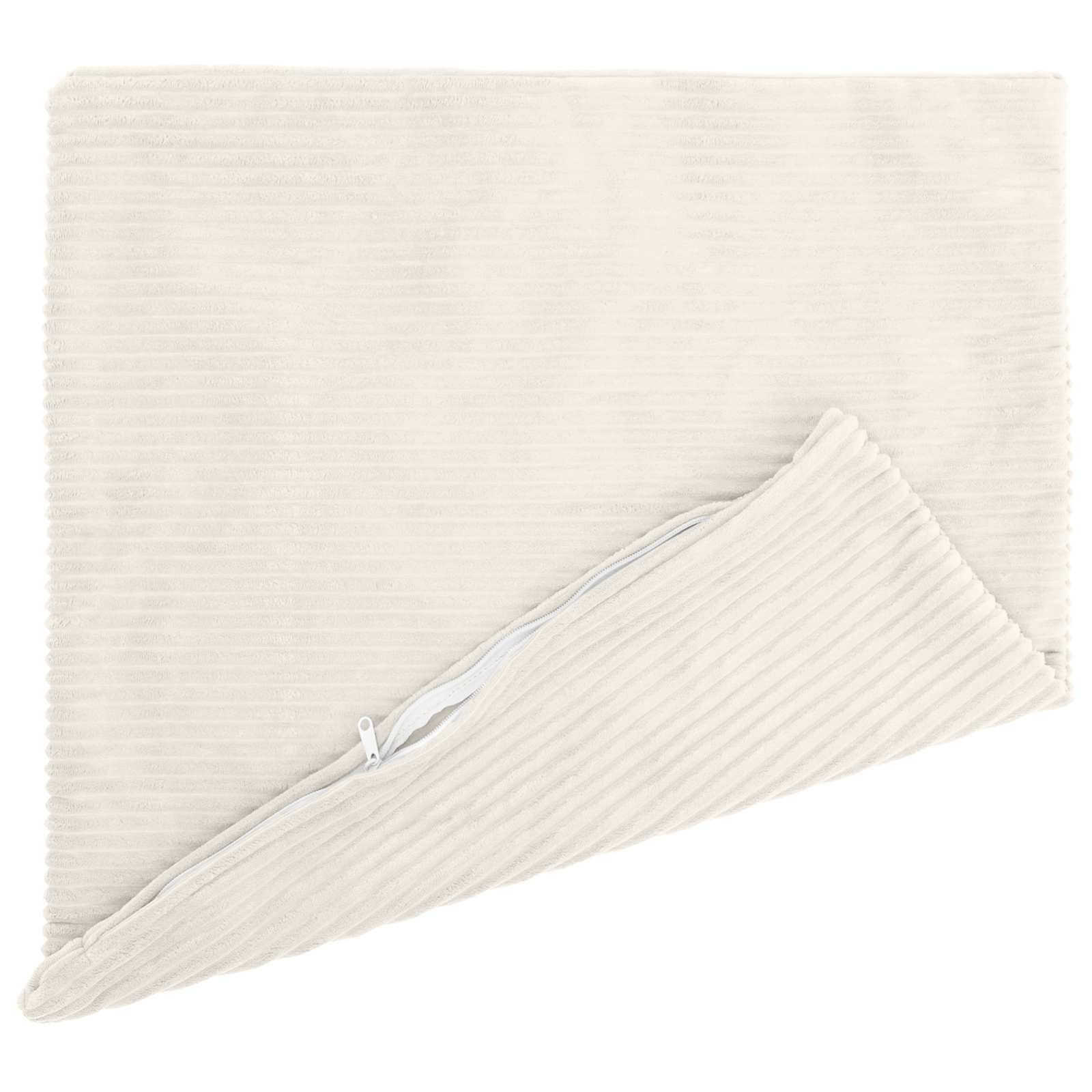 vidaXL Cushion Cover 6 pcs HEERLEN Cream 55 x 55 cm Corduroy 3