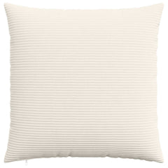 vidaXL Cushion Cover 6 pcs HEERLEN Cream 55 x 55 cm Corduroy 2