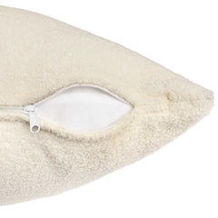 vidaXL Cushion Cover 6 pcs HEERLEN Cream 55 x 55 cm Bouclé 5