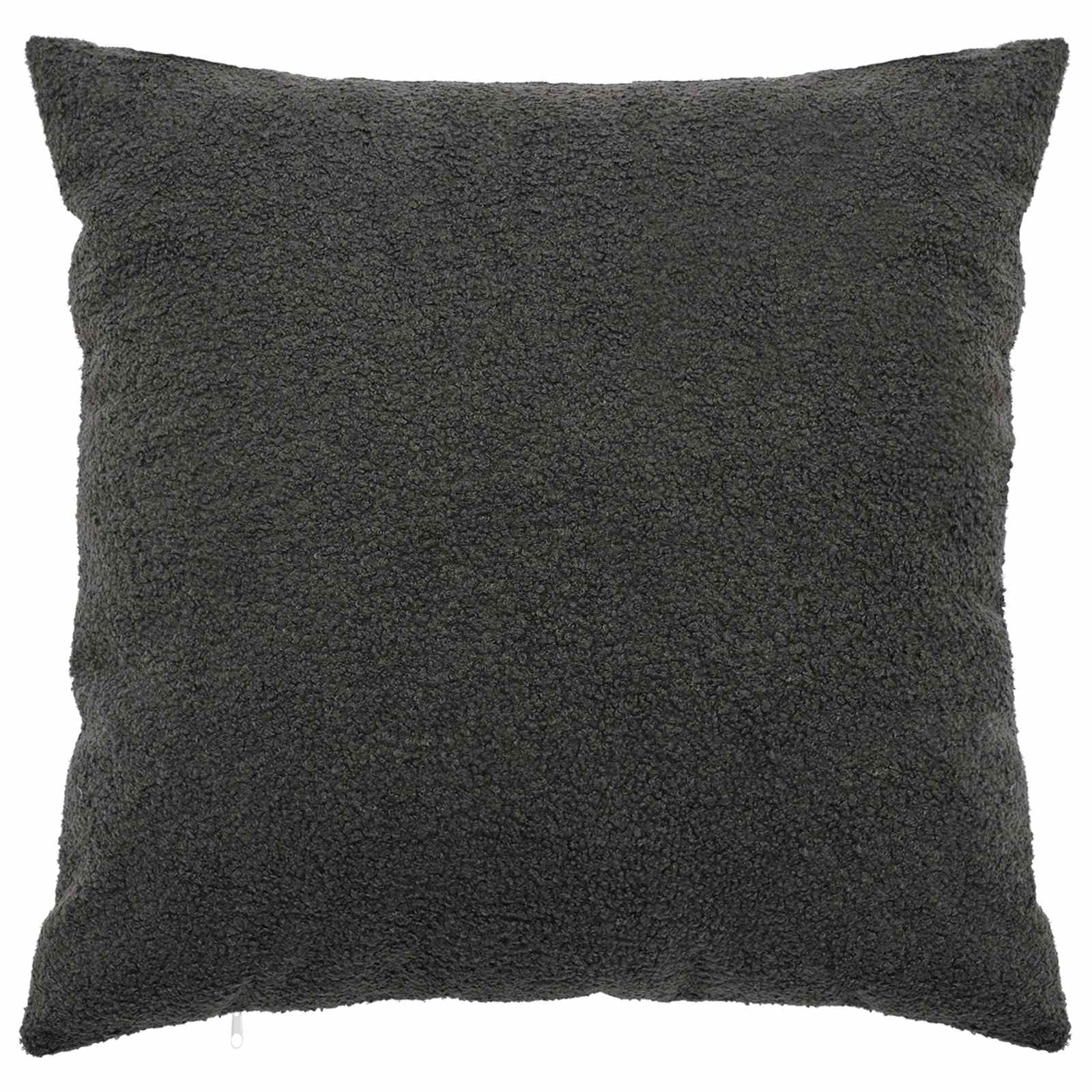 vidaXL Cushion Cover 6 pcs HEERLEN Dark Grey 55 x 55 cm Bouclé 2