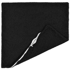 vidaXL Cushion Cover 6 pcs HEERLEN Black 55 x 55 cm Bouclé 3
