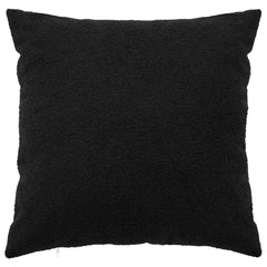 vidaXL Cushion Cover 6 pcs HEERLEN Black 55 x 55 cm Bouclé 2