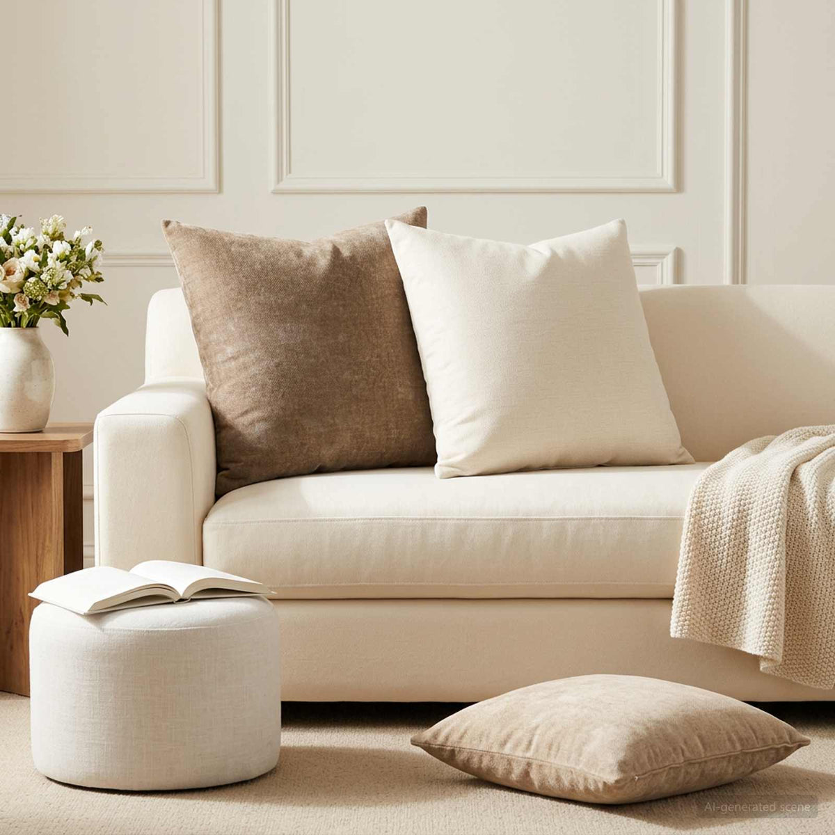 Cushion Cover HEERLEN Chenille Fabric