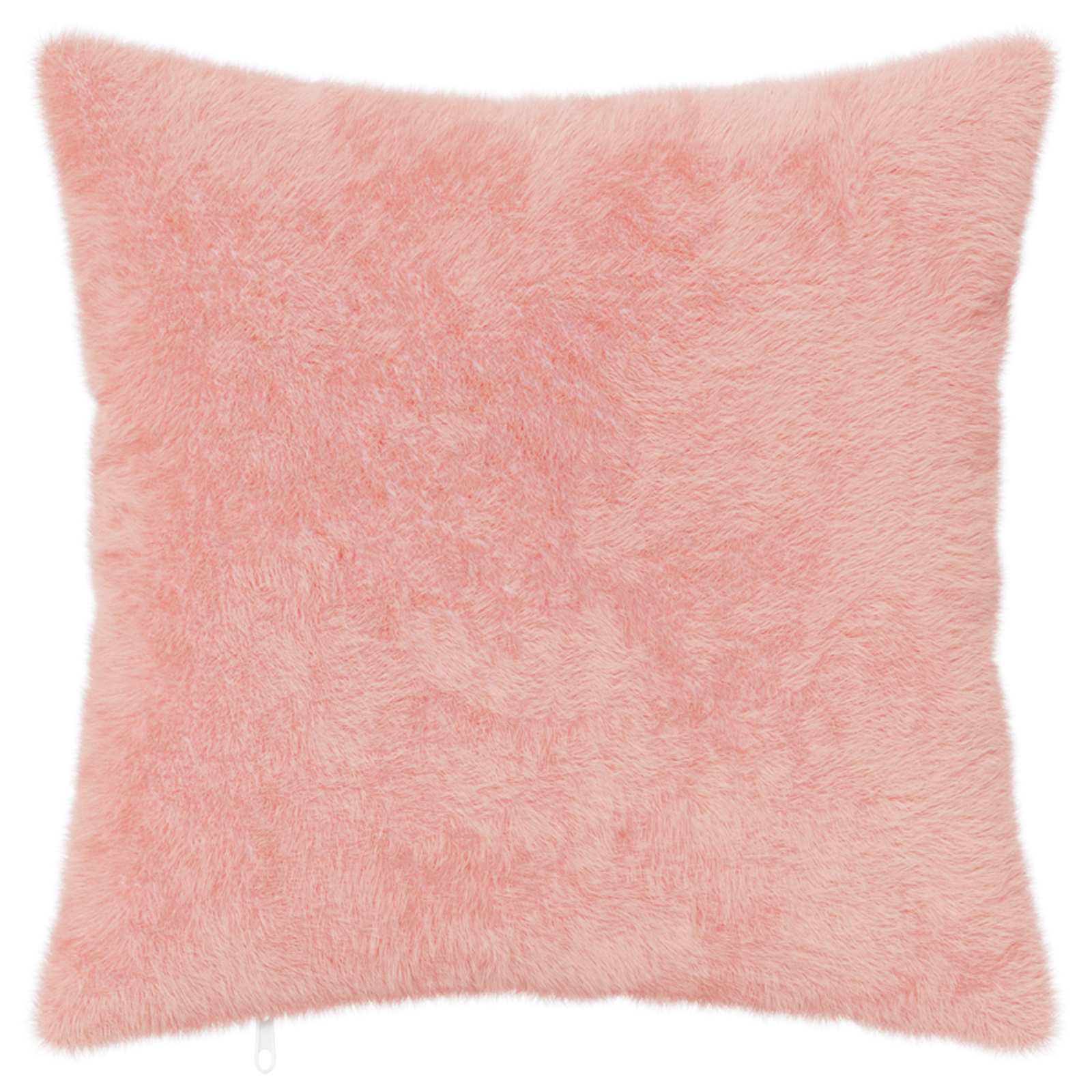 vidaXL Cushion Cover 6 pcs HEERLEN Pink 60 x 60 cm Faux Rabbit Fur 3