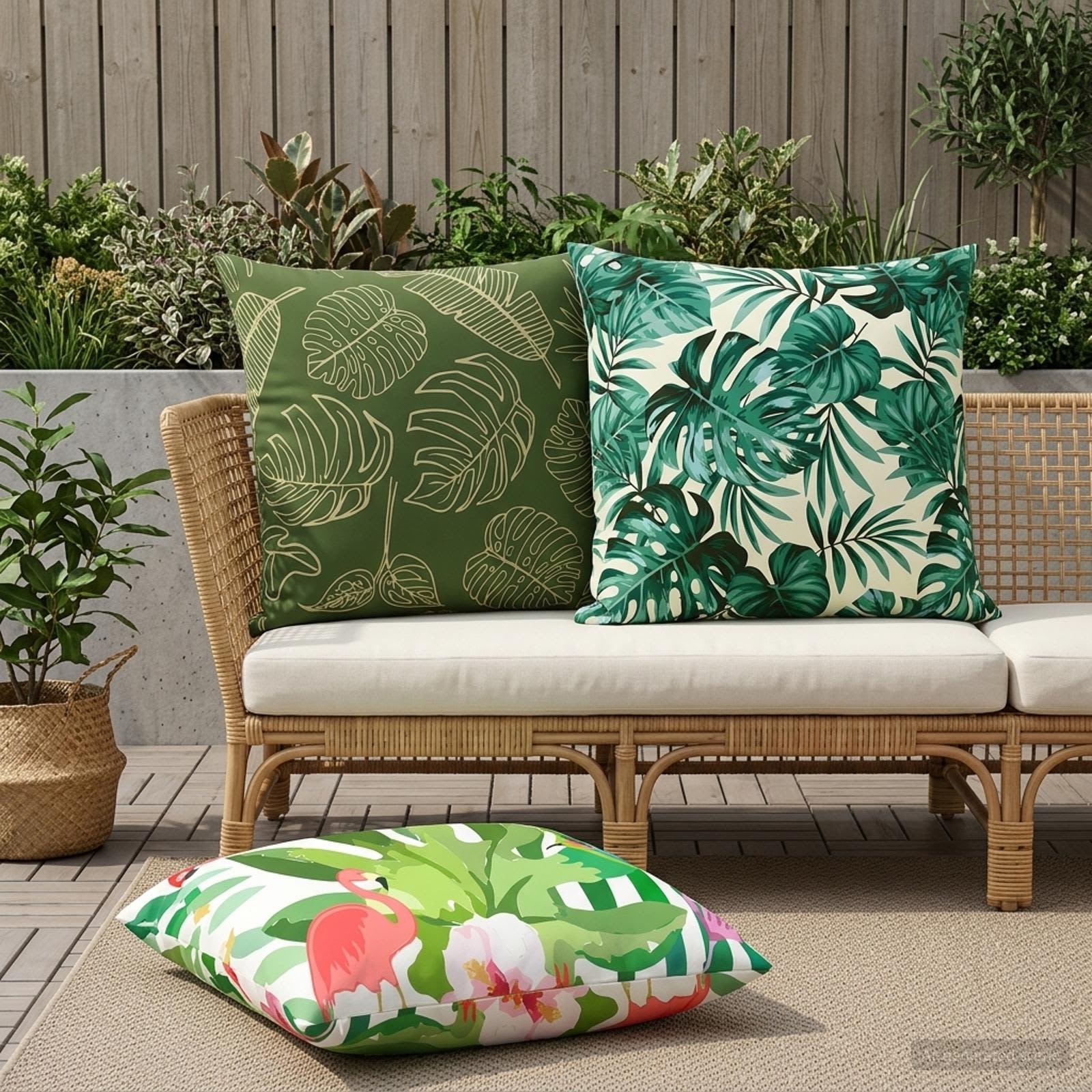 vidaXL Cushion Cover 6 pcs HEERLEN Multicolour 80 x 80 cm Polyester 1