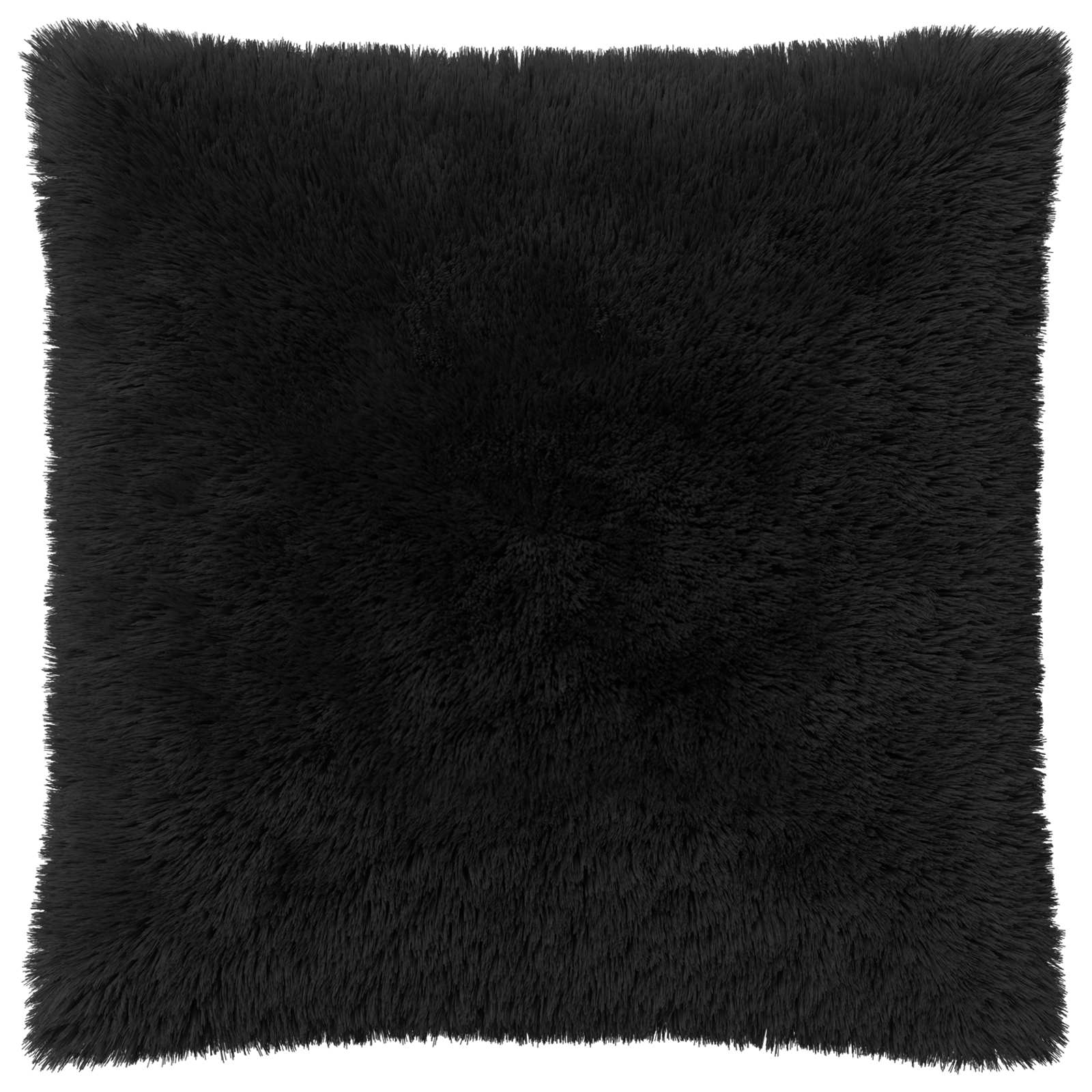 vidaXL Cushion Cover 6 pcs HEERLEN Black 65 x 65 cm PV Fleece 3