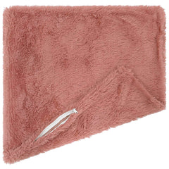 vidaXL Cushion Cover 6 pcs HEERLEN Pink 65 x 65 cm PV Fleece 4