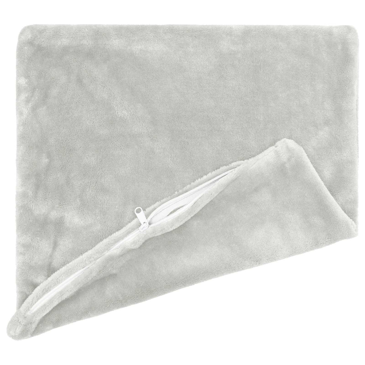 vidaXL Cushion Cover 6 pcs HEERLEN Light Grey 70 x 70 cm Flannel 4