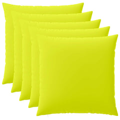 vidaXL Cushion Cover 6 pcs HEERLEN Bright Green 80 x 80 cm Polyester 2
