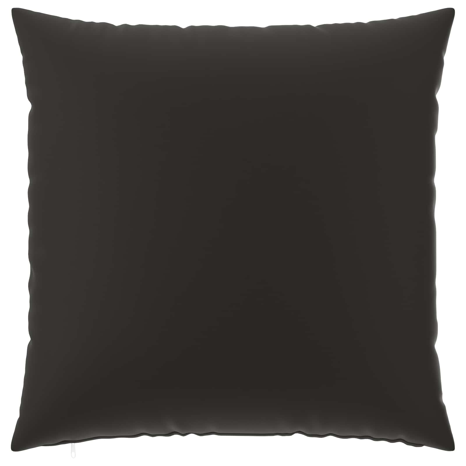 vidaXL Cushion Cover 6 pcs HEERLEN Black 80 x 80 cm Polyester 4