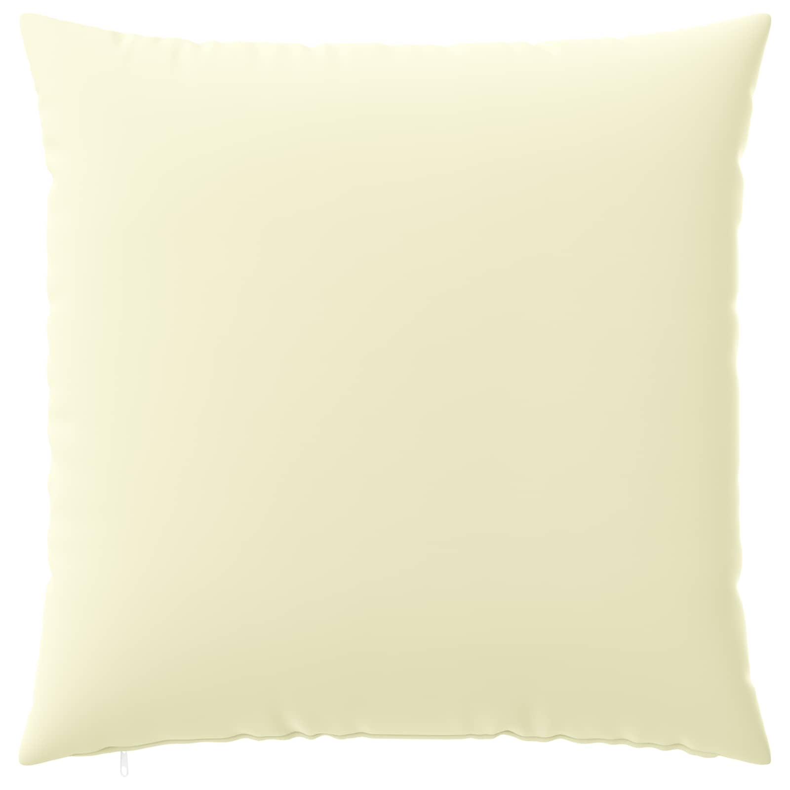 vidaXL Cushion Cover 6 pcs HEERLEN Cream 80 x 80 cm Polyester 4