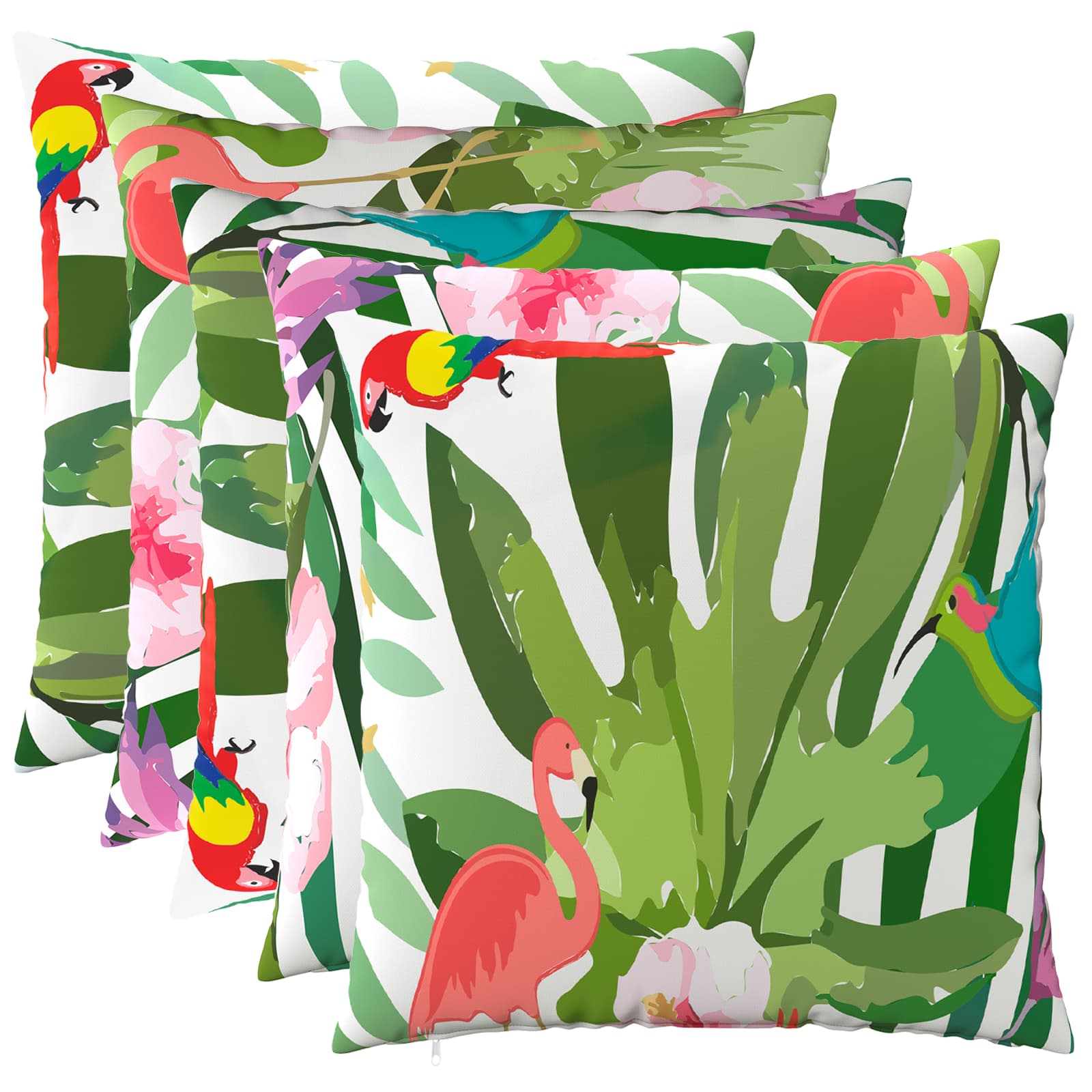 vidaXL Cushion Cover 6 pcs HEERLEN Multicolour 80 x 80 cm Polyester 2