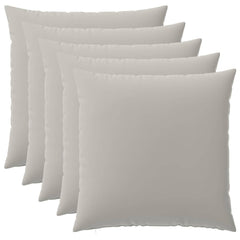 vidaXL Cushion Cover 6 pcs HEERLEN Grey 80 x 80 cm Polyester 2