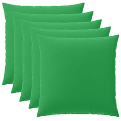 vidaXL Cushion Cover 6 pcs HEERLEN Green 80 x 80 cm Polyester 2