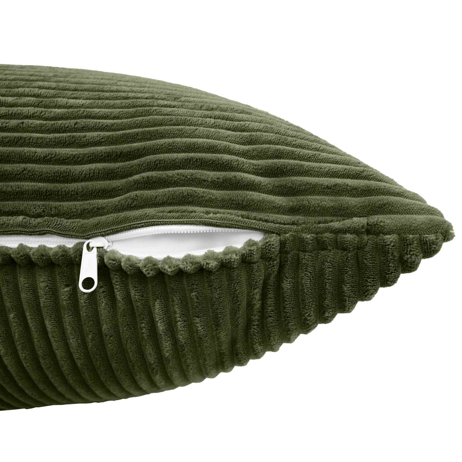 vidaXL Cushion Cover 6 pcs ALMELO Green 40 x 60 cm Corduroy 5