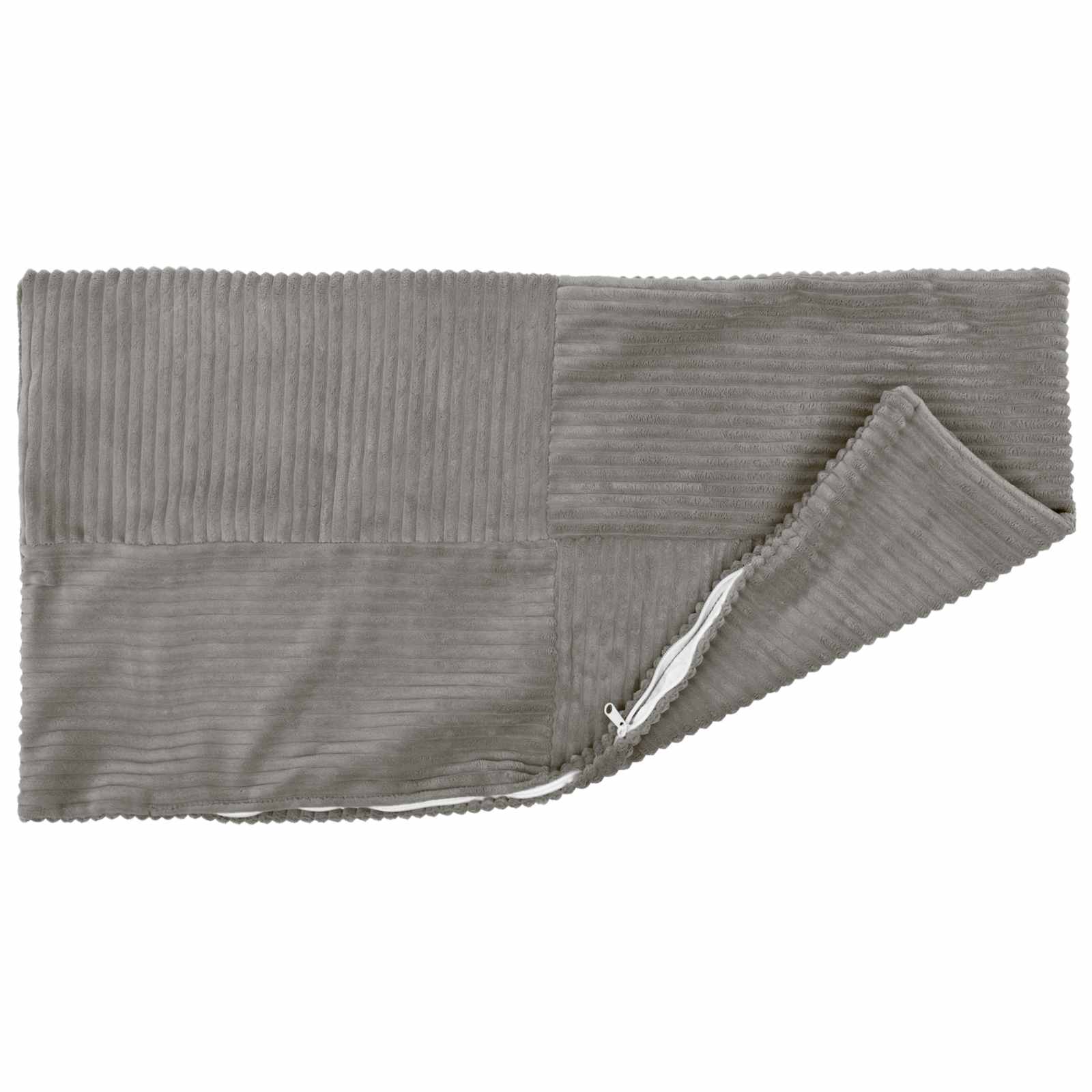 vidaXL Cushion Cover 6 pcs ALMELO Light Grey 40 x 70 cm Corduroy 3