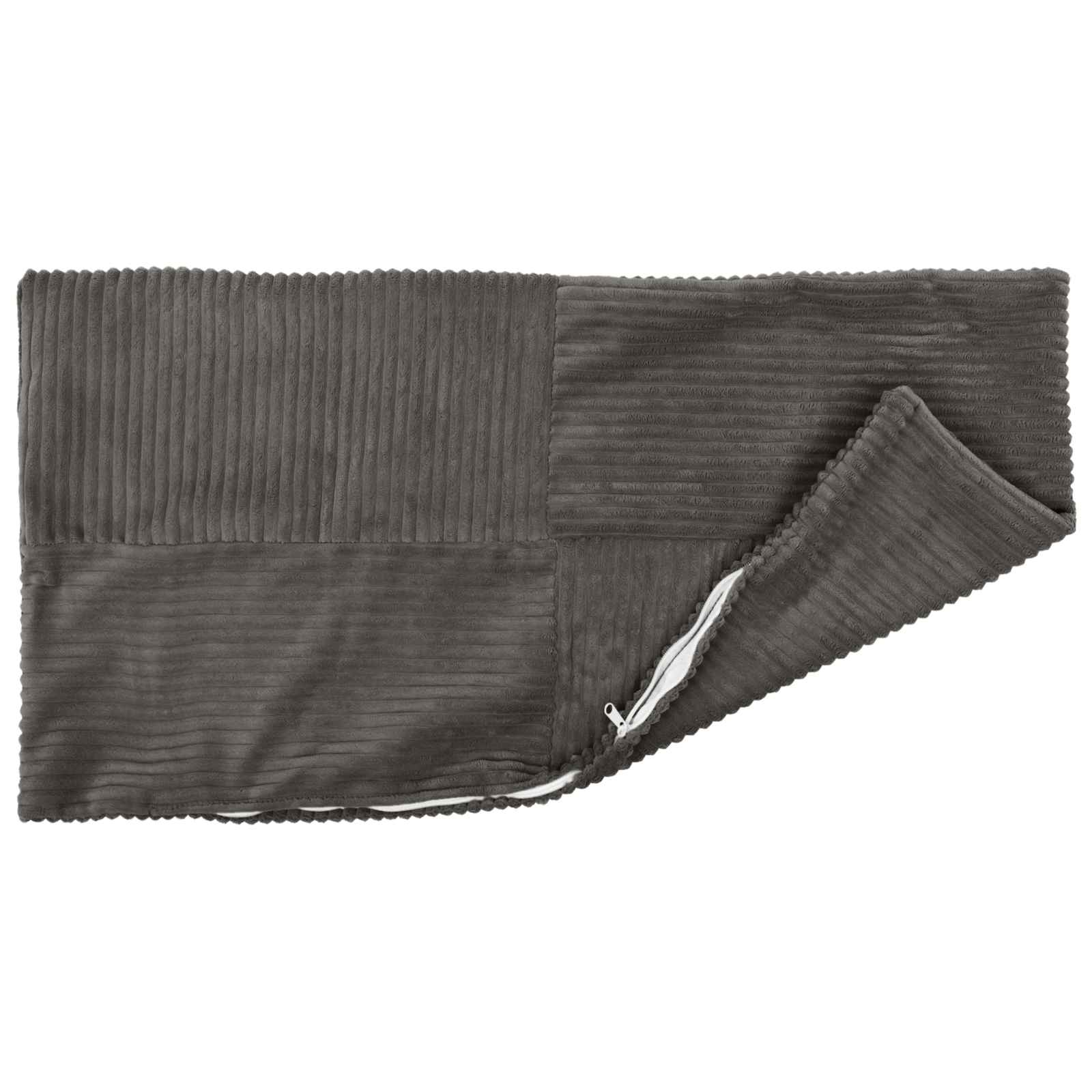 vidaXL Cushion Cover 6 pcs ALMELO Dark Grey 40 x 70 cm Corduroy 3
