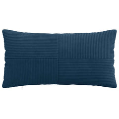 vidaXL Cushion Cover 6 pcs ALMELO Navy Blue 40 x 70 cm Corduroy 2