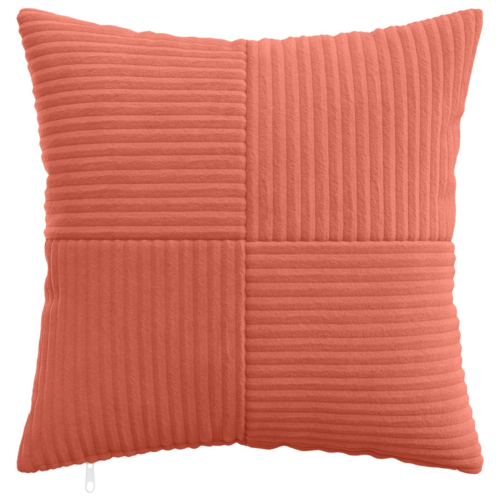 vidaXL Cushion Cover 6 pcs ALMELO Red Orange 50 x 50 cm Corduroy 2