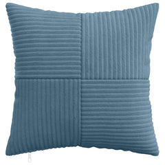 vidaXL Cushion Cover 6 pcs ALMELO Blue 50 x 50 cm Corduroy 2