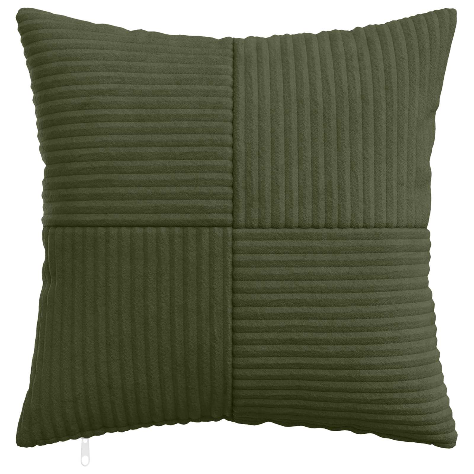vidaXL Cushion Cover 6 pcs ALMELO Green 50 x 50 cm Corduroy 2