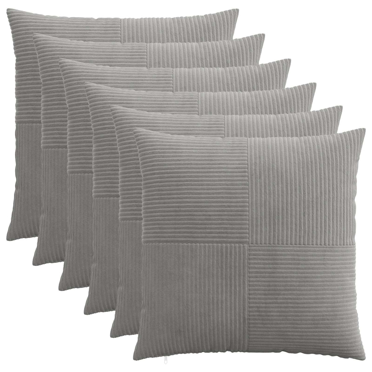 Cushion Cover ALMELO Corduroy 6 pcs