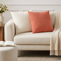 Cushion Cover ALMELO Corduroy 6 pcs in Cream