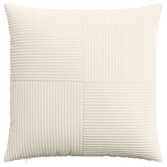 vidaXL Cushion Cover 6 pcs ALMELO Cream 55 x 55 cm Corduroy 2