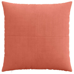 vidaXL Cushion Cover 6 pcs ALMELO Red Orange 55 x 55 cm Corduroy 2
