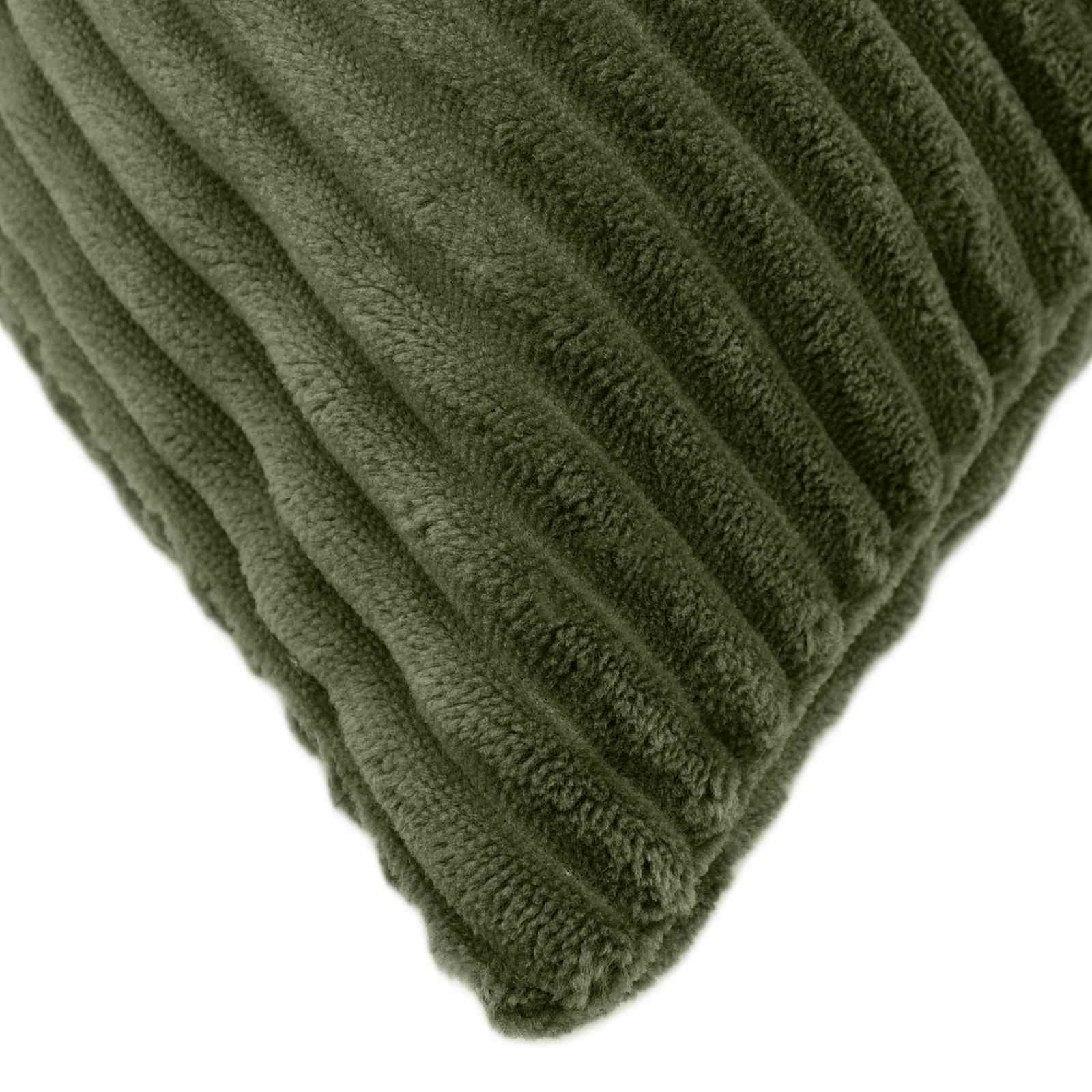 vidaXL Cushion Cover 6 pcs ALMELO Green 55 x 55 cm Corduroy 4